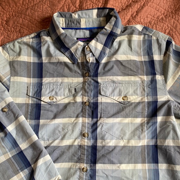 Patagonia Tops - Patagonia Women's Long-Sleeved Sun Stretch Shirt